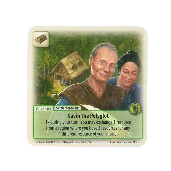 Close-up of one of the game's cards