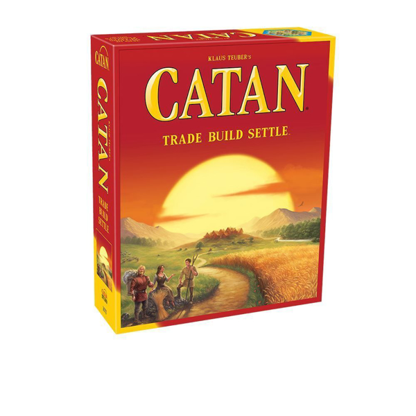 Catan Board Game Orange Wooden Base Game Parts Set CGC02004 