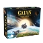 Box of the Catan Starfarers game. There's a spaceship floating in space above earth, with the sun behind it. It's written Catan in yellow on the top