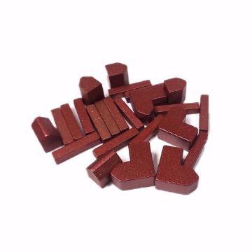 Metallic Flake Candy Apple Red Replacement Wood Set