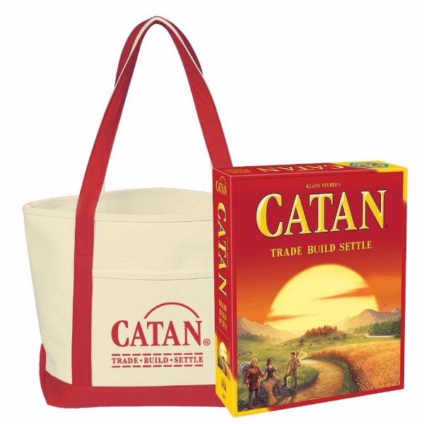 Catan Base Game and Grain Tote Bundle