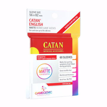 Box cover of the game Catan Matte Sleeves - 56x82 mm