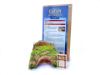 CATAN Dawn of Humankind Promo #1 set with cave‑style dice tower and instruction sheet displayed upright.