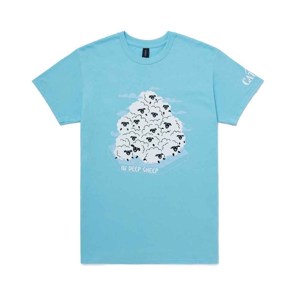 CATAN® In Deep Sheep Shirt product image with Catan logo on the front