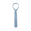 A men's necktie made of silk, showcasing a subtle blue and white pattern.