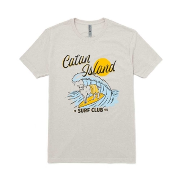 Ladies Island Surf Tee on white background