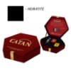 Catan Hematite Robber + Metal Dice