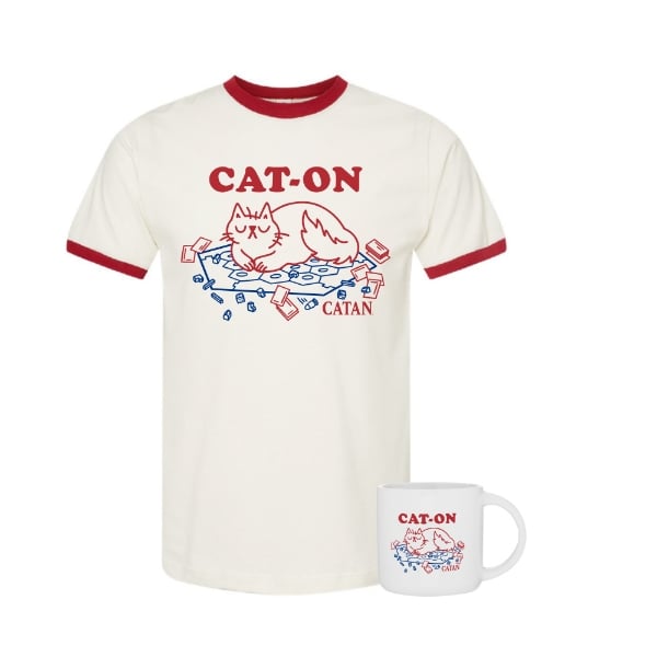 CAT-ON Shirt and CAT-ON Hat