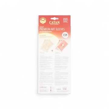 Front of CATAN Premium Card Art Sleeves