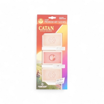Front of CATAN Premium Card Art Sleeves