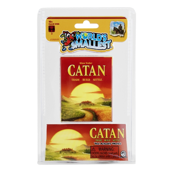 World's Smallest CATAN Game in packaging