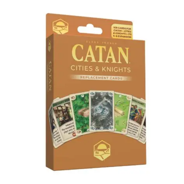 Catan: Cities & Knights Replacement Cards – Front Packaging